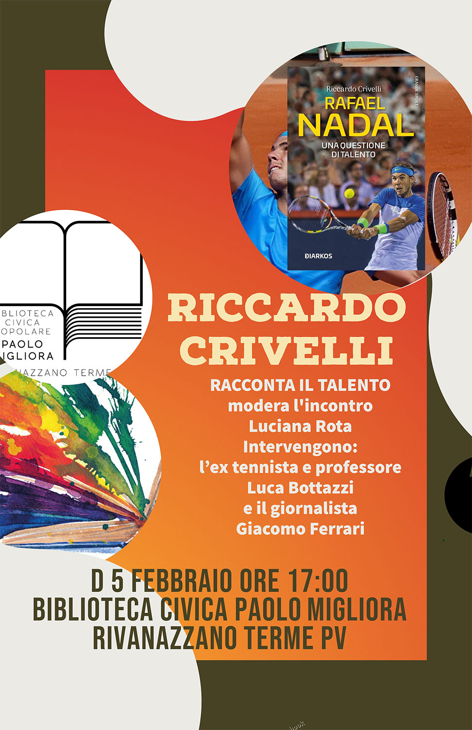 Presentazione del libro di Riccardo Crivelli “Rafael Nadal. Una questione di talento”