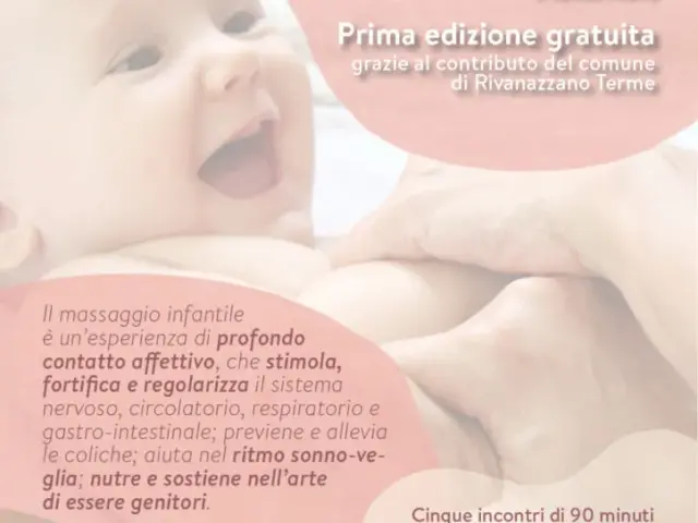 Corso gratuito di massaggio infantile c/o asilo nido “pupi solari” di Rivanazzano Terme